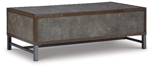 Industrial Lift-Top Coffee Table