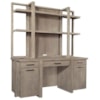 Aspenhome Platinum Desk and Hutch