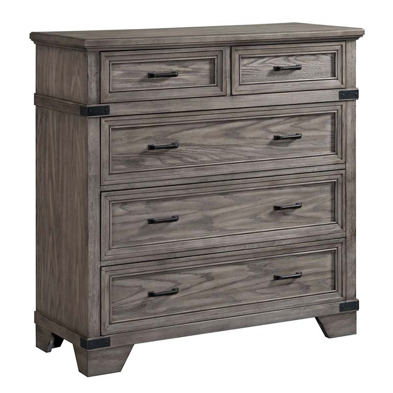 Intercon Forge 5-Drawer Media Chest