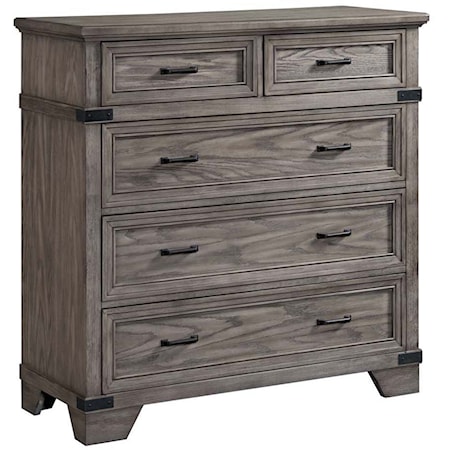 Chest, 5 Drawer Media