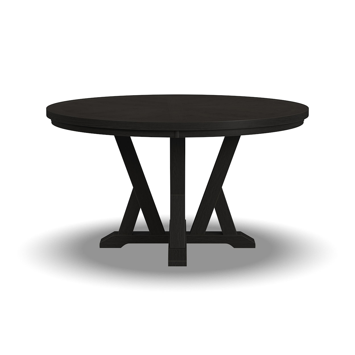Flexsteel Casegoods Lattice Round Dining Table