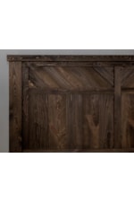 International Furniture Direct Dutton Farmhouse Queen Panel Bed