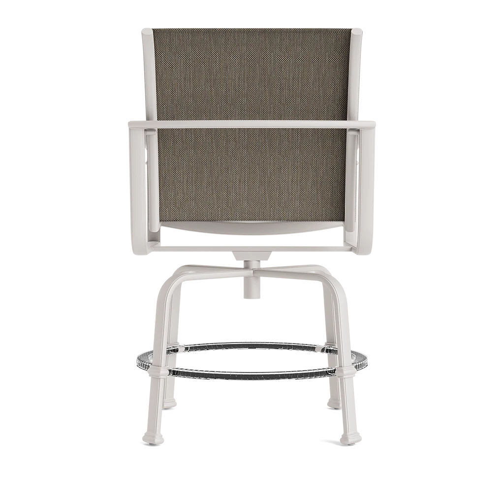Sling Swivel Balcony Chair w/Kickplate