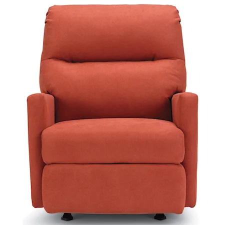 Casual Rocker Recliner with Track Arms