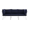 Modway Riverside Outdoor 3 Piece Sectional Sofa Set