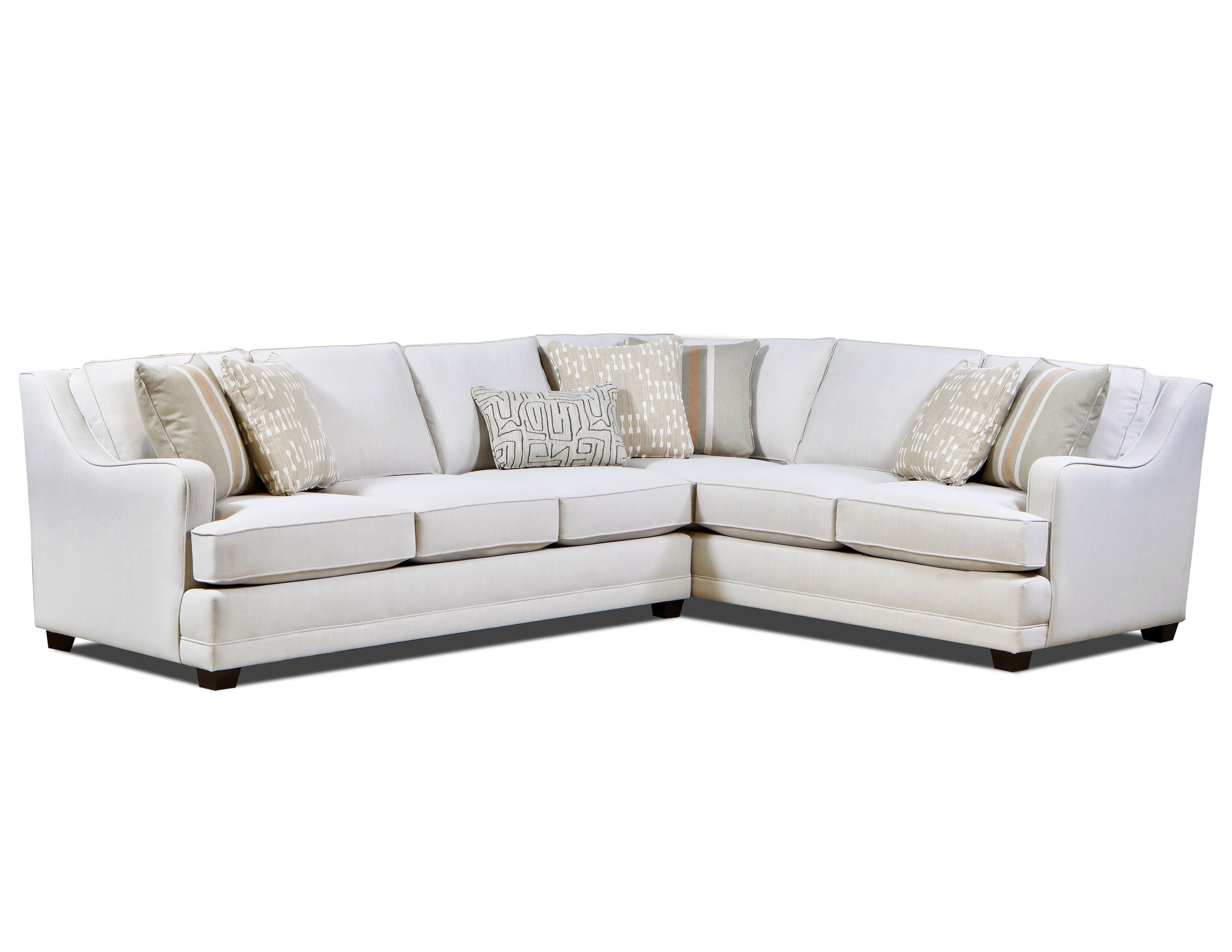 Fusion Furniture 7000 CHARLOTTE PARCHMENT 700033RKP CHARLOTTE PARCHMENTx1+700031L CHARLOTTE