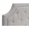 Steve Silver Alta Queen Headboard, Gray Fabric