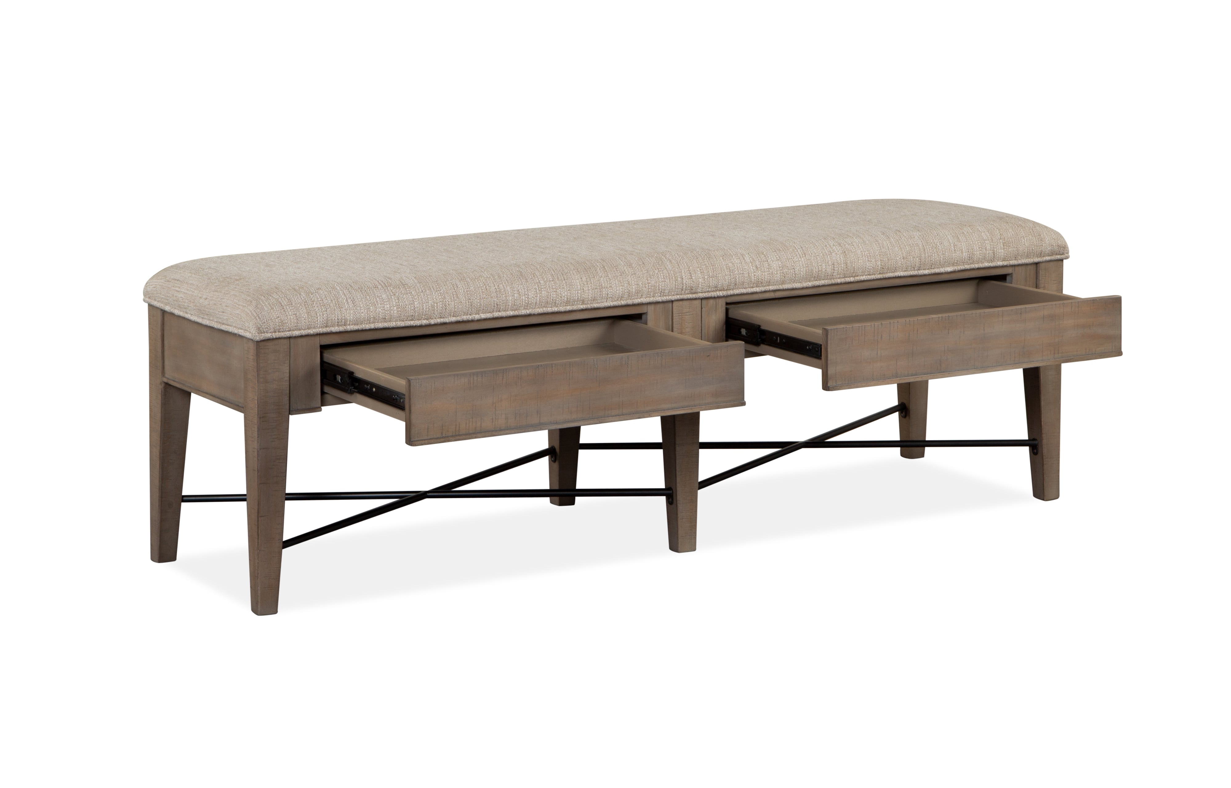Sharon Paxton Place Bench with Upholstered Seat