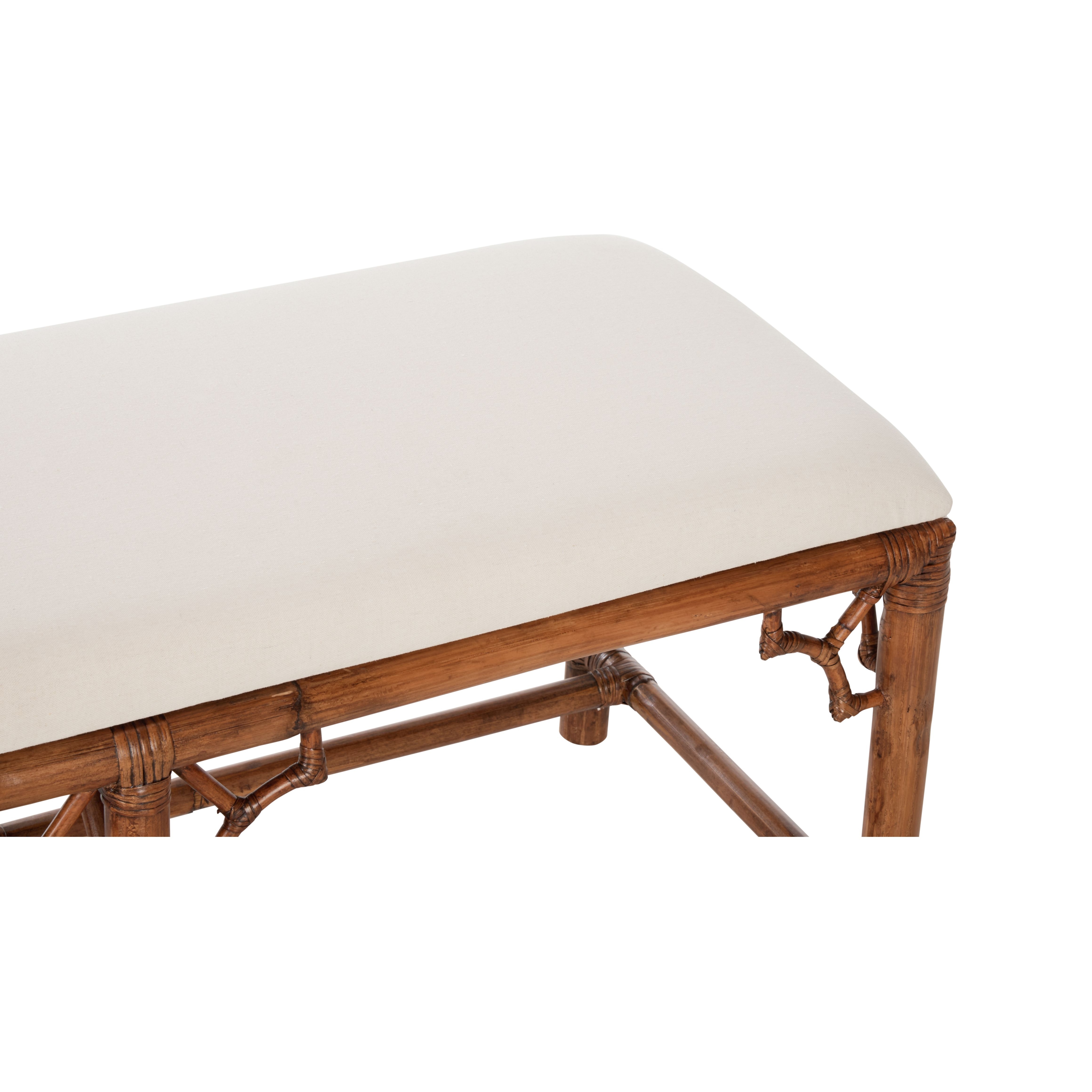 Chelsea House Chelsea House Misc Chippendale Bamboo Bench - Brown