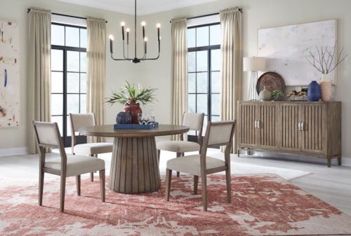 Transitional 5-Piece Dining Set