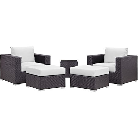 Outdoor 5 Piece Sectional Set