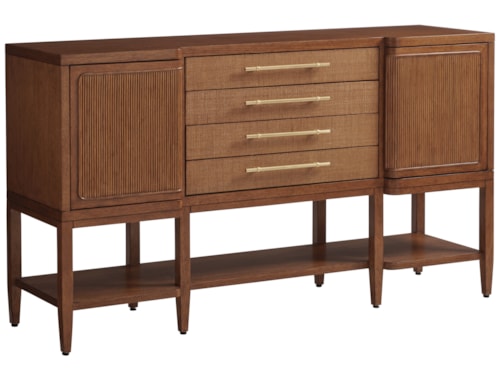 Eagle Falls 2-Door Rattan Sideboard