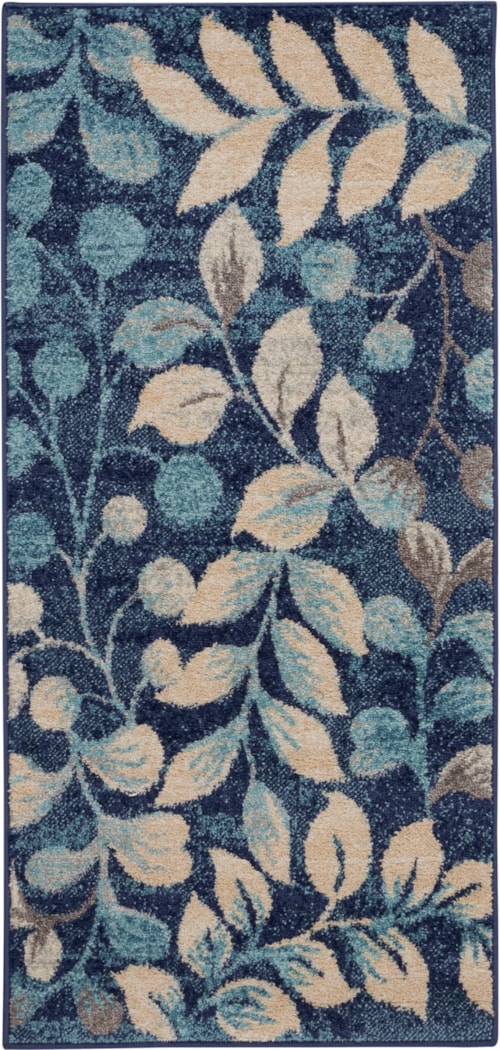 2' x 4' Navy Rectangle Rug