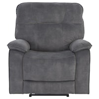 Casual Recliner with No-Gap Footrest