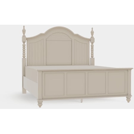 Charleston Arched Panel King High Footboard