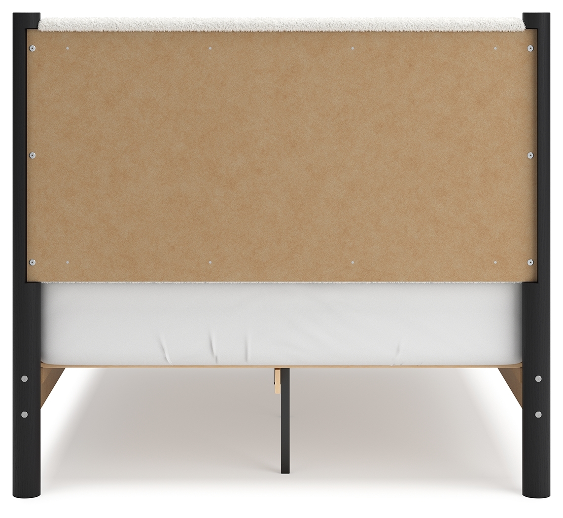 Signature Design by Ashley Cadmori Full Upholstered Panel Bed