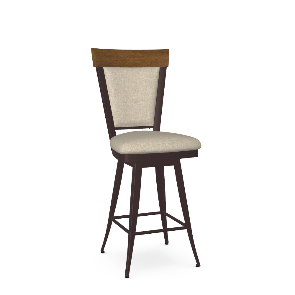 Upholstered Counter Height Swivel Stool