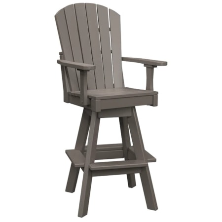 Captain's Swivel Bar Chair