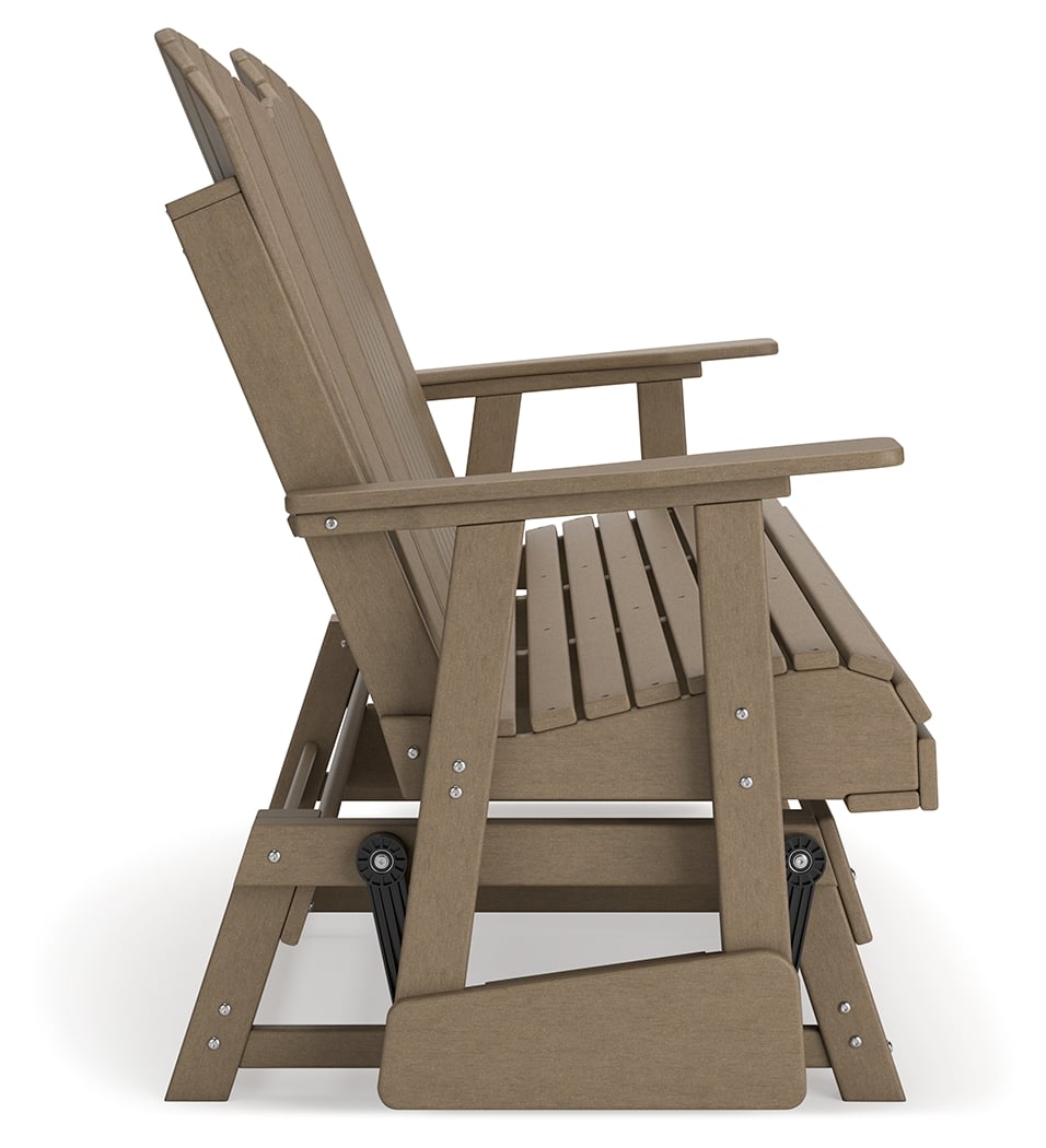 Signature Design by Ashley Hyland wave Outdoor Glider Loveseat