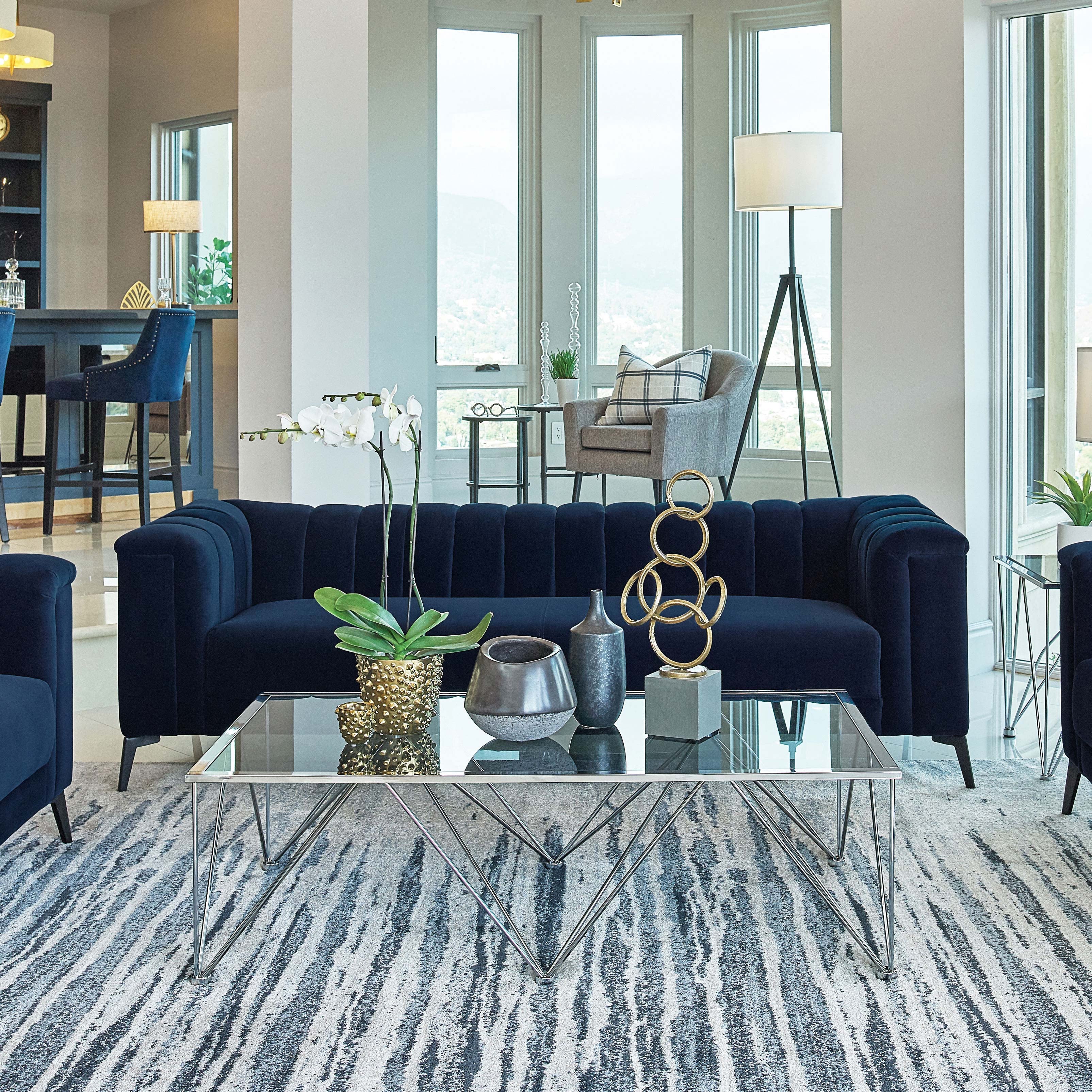 Coaster Chalet Chalet Tuxedo Arm Tufted Sofa