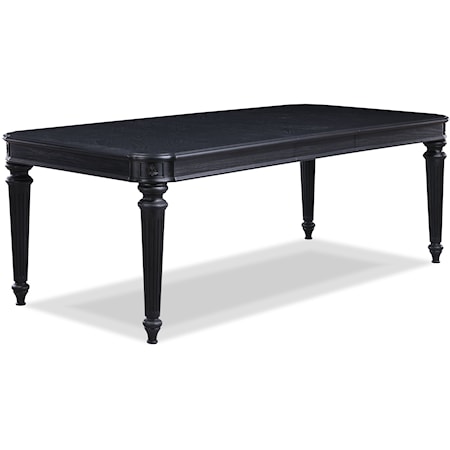 Kingsbury Transitional Dining Table with Leaf
