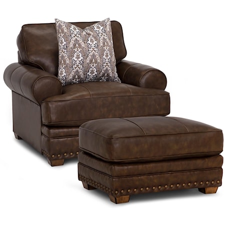 Chair & Ottoman Set