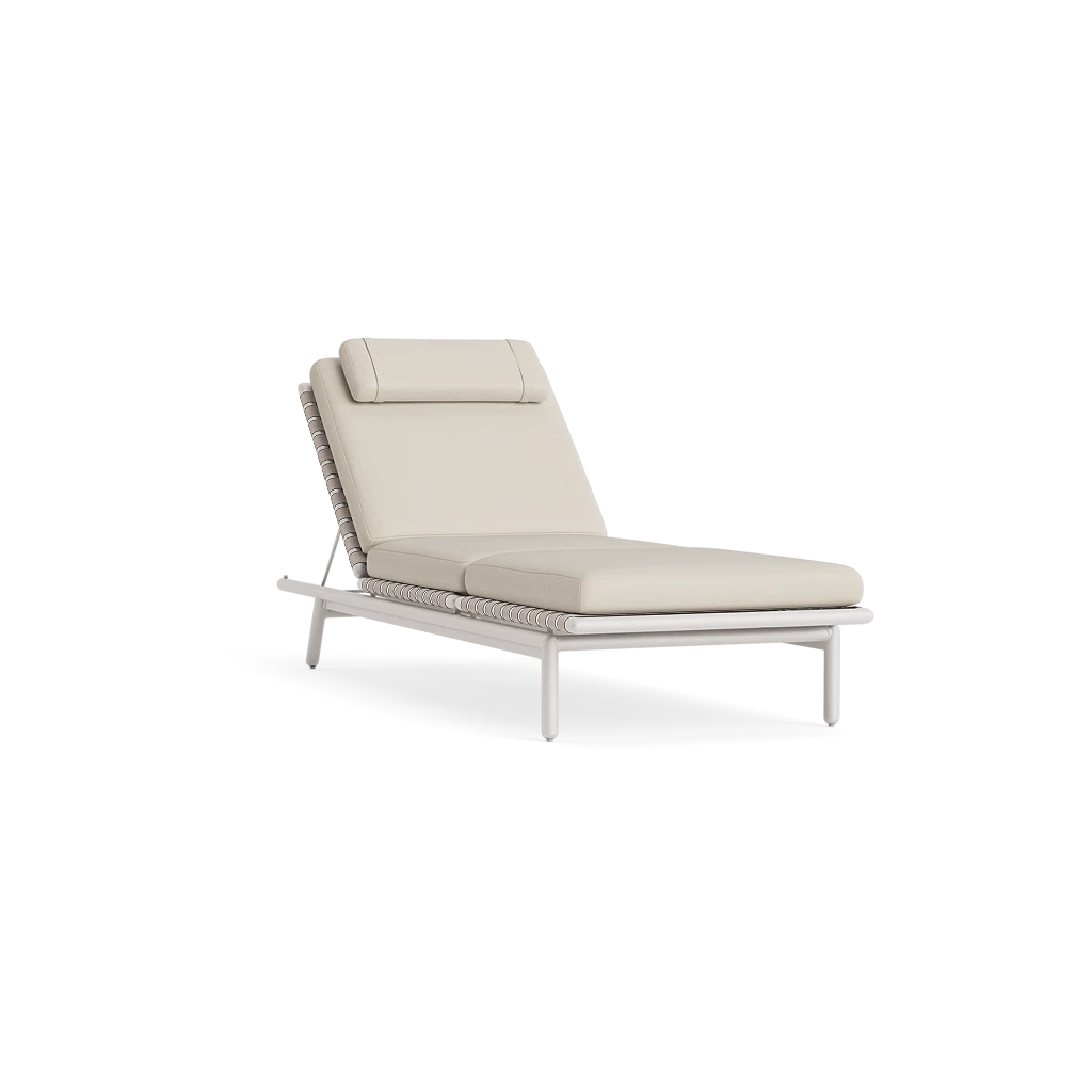 Adj. Strap Chaise Lounge w/Headrest