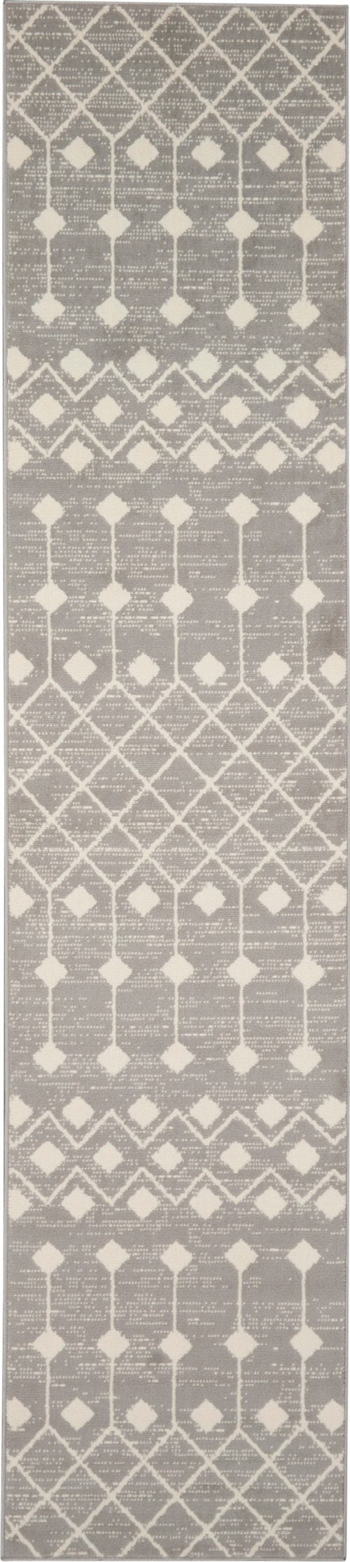 2'3" x 7'6" Grey Runner Rug