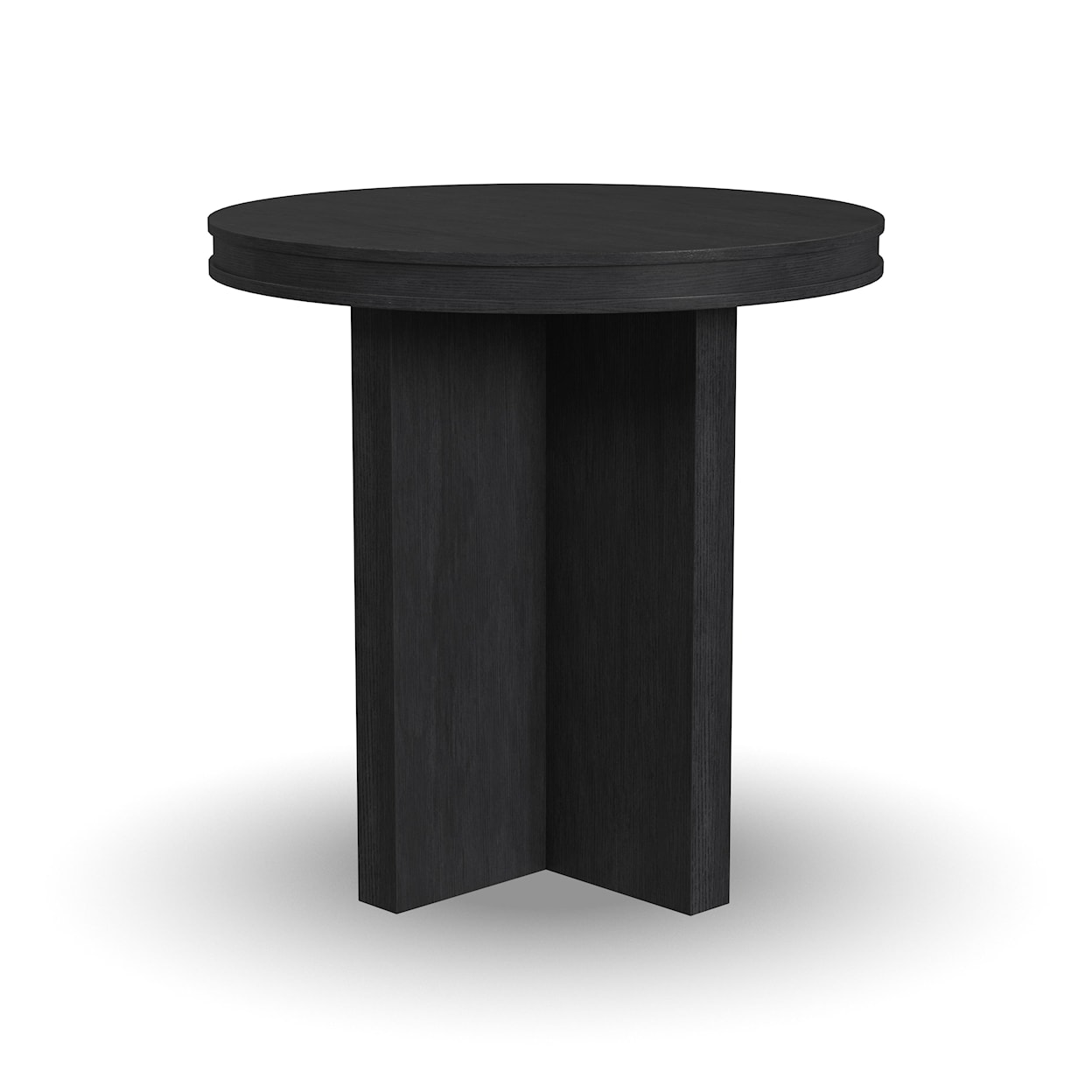 Flexsteel Casegoods Waterfall Round End Table