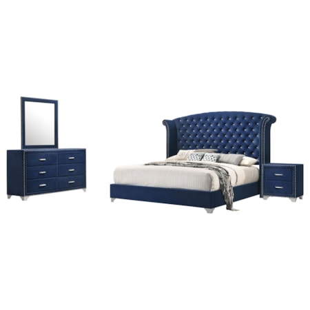 4-piece King Bedroom Set