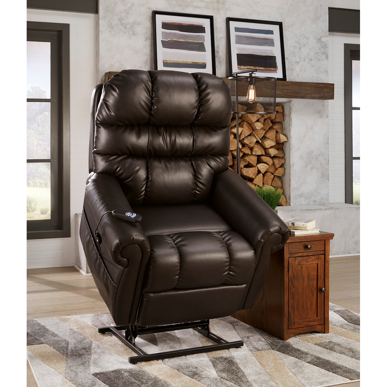 Signature Design by Ashley Furniture Mopton Power Lift Recliner