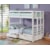 Furniture of America Abby Casual Twin Over Twin Bunk Bed 