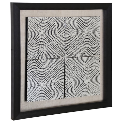 Kaleidoscope Print on Glass Mirror