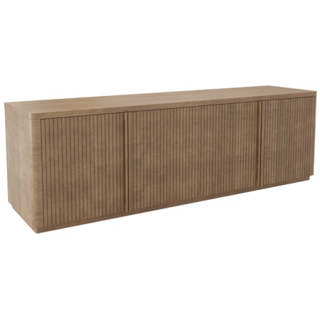 Four-Door Fluted Media Unit