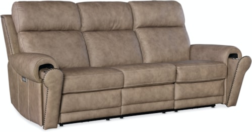 Transitional Power Reclining Sofa
