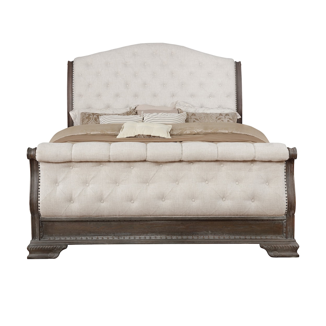 Crown Mark Sheffield Upholstered Queen Bed