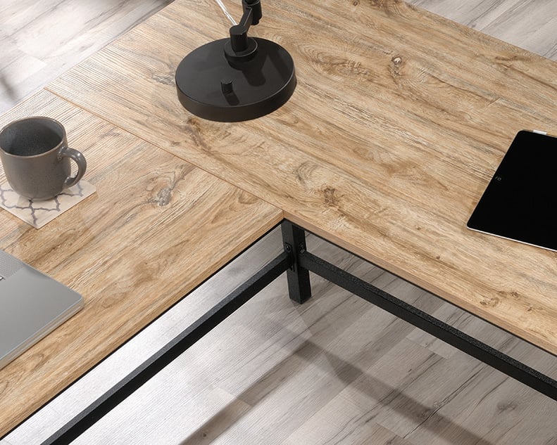 Steel River L-Shaped Desk