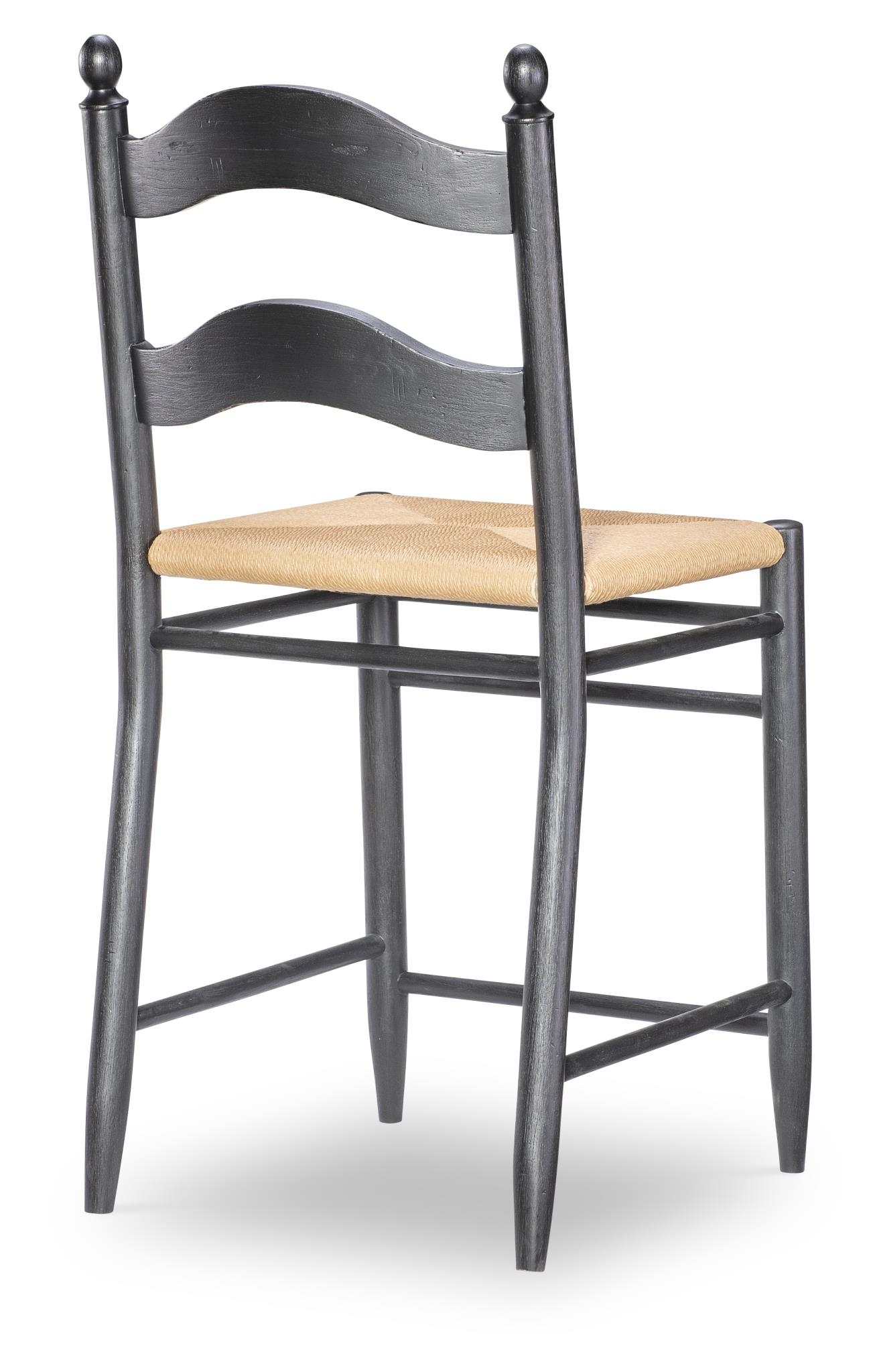 Legacy Classic Vintage Market Rush Seat Ladder Back Counter Height Chair