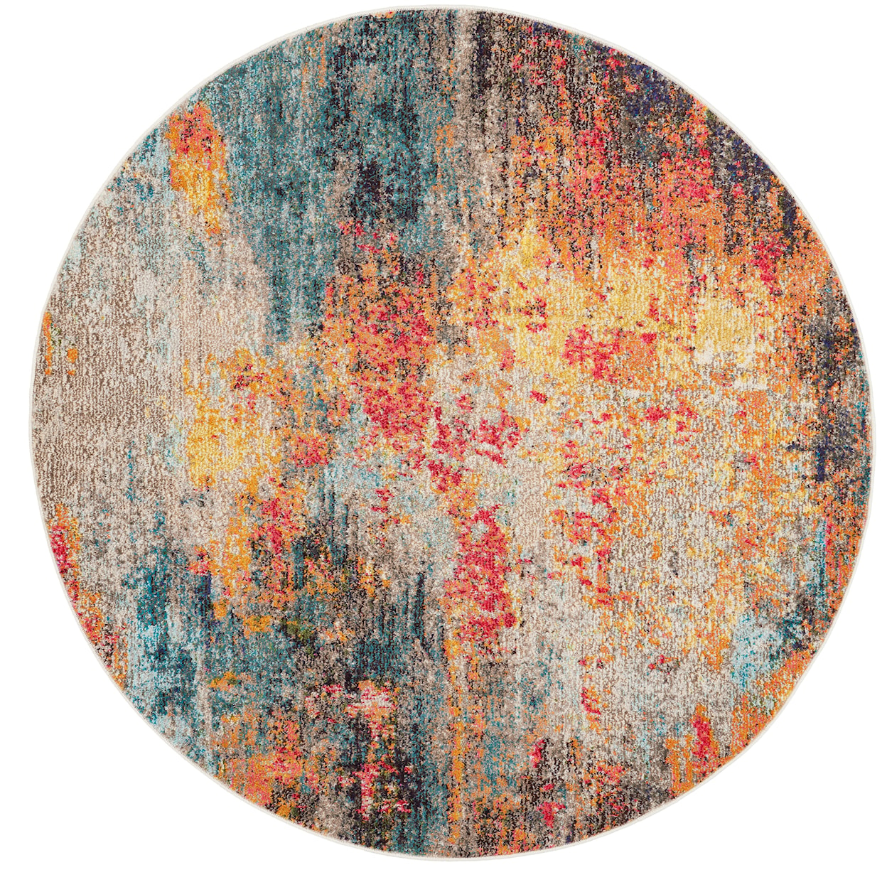 Nourison Celestial 4' Round  Rug