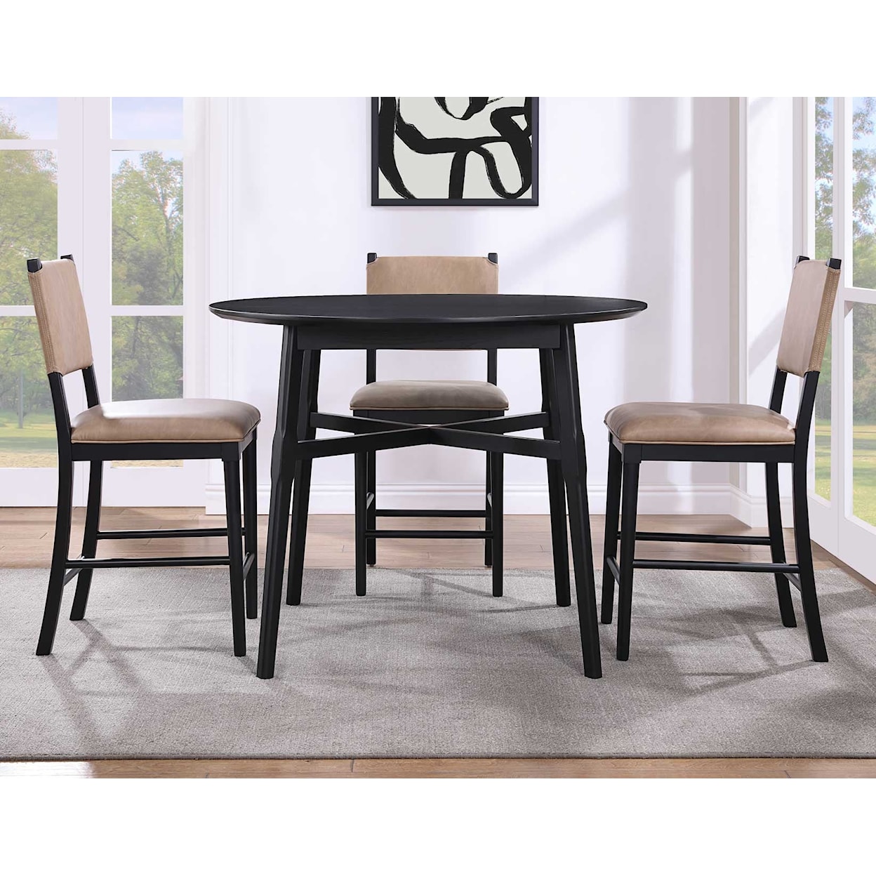 Steve Silver Oslo 4-Piece Counter Height Dining Set