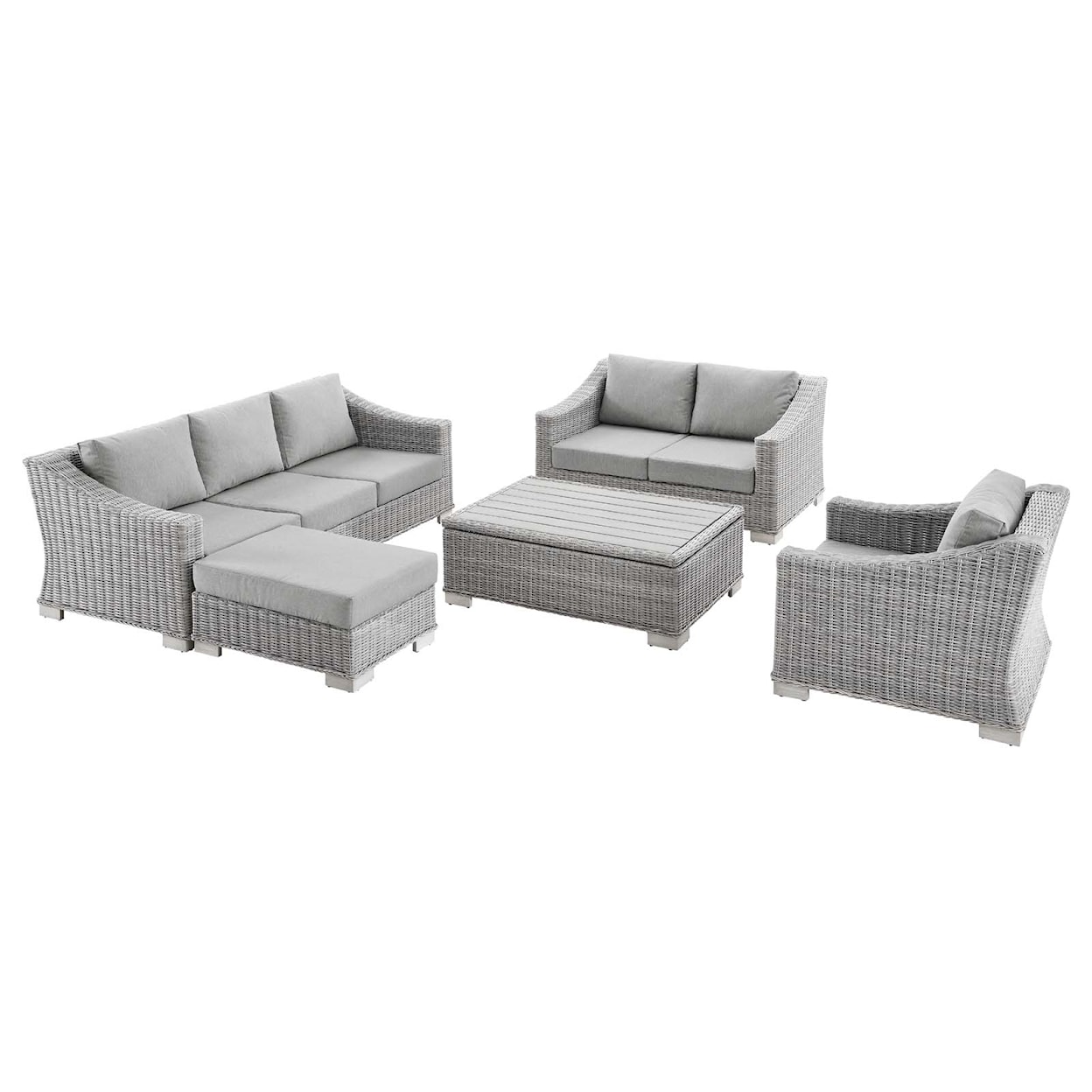 Modway Conway Outdoor 5-Piece Furniture Set