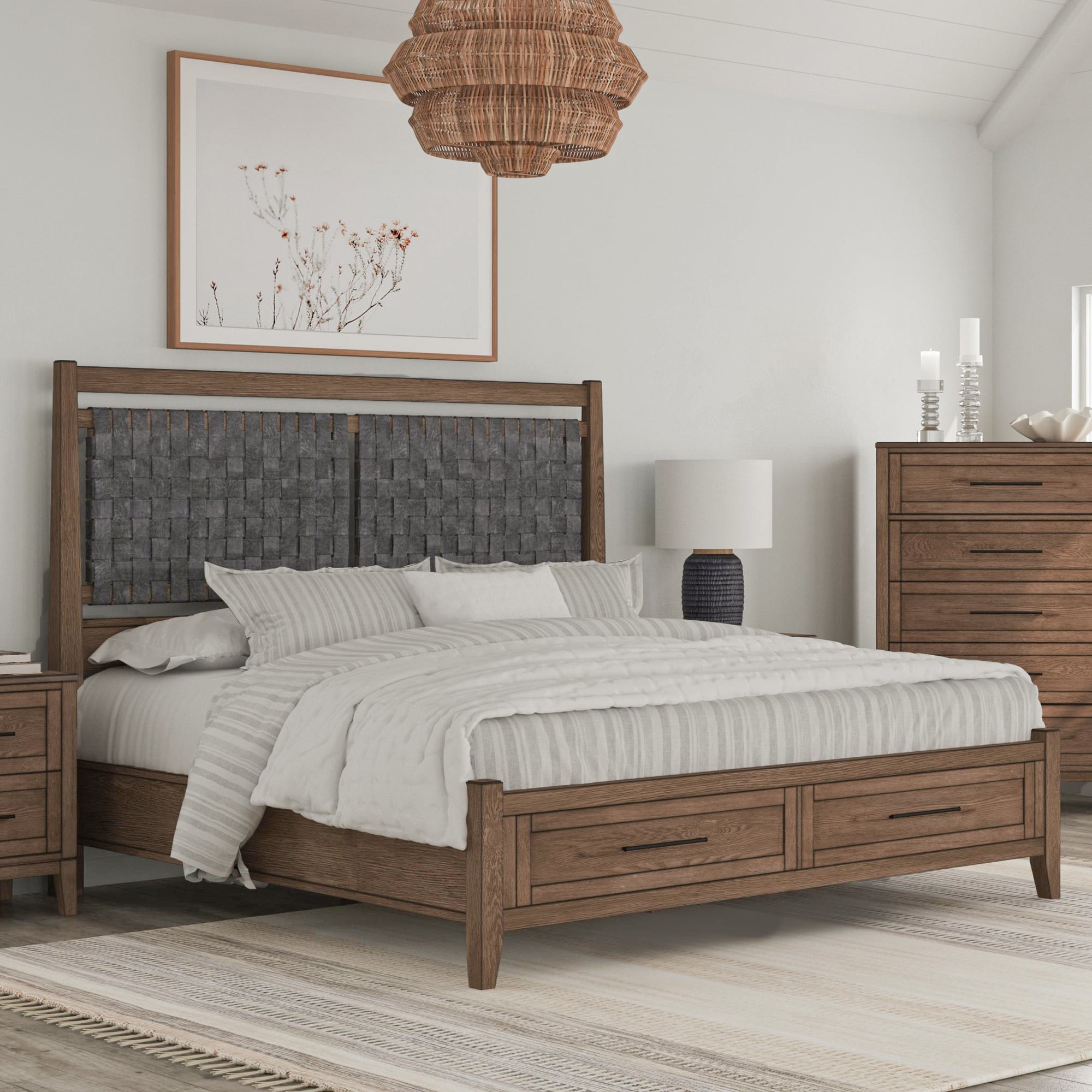 Intercon Oslo King Storage Bed