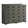 VFM Signature Oak Park 12-Drawer Dresser