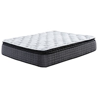Twin 14" Pillow Top Pocketed Coil Mattress with 10" Foundation