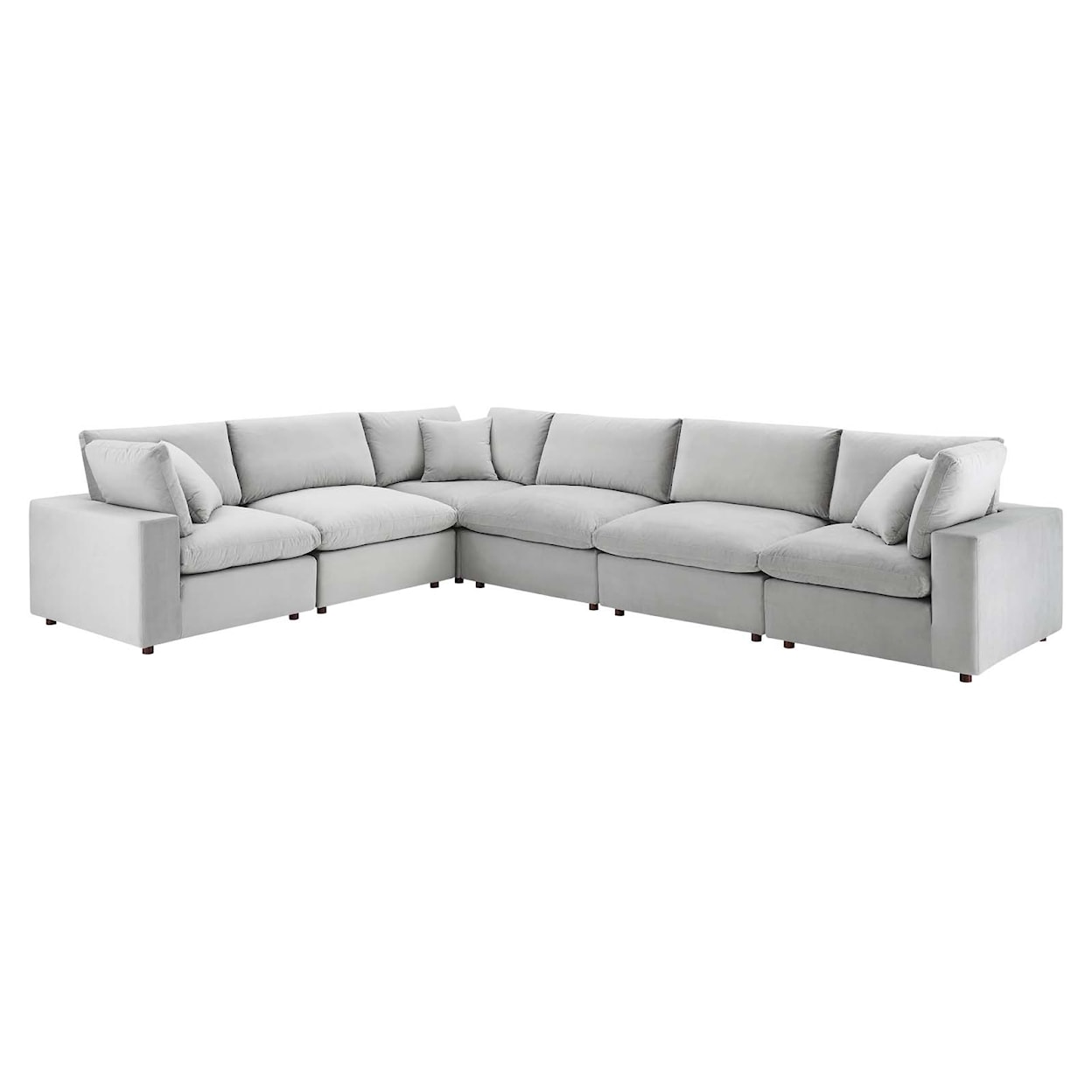 Modway Commix 6-Piece Sectional Sofa