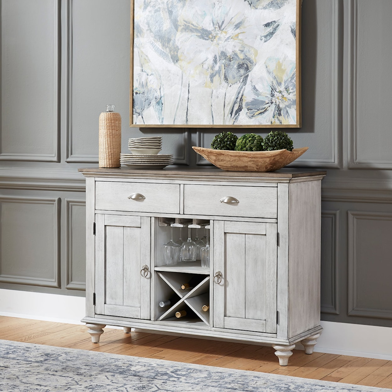 Liberty Furniture Ocean Isle 2-Drawer Buffet