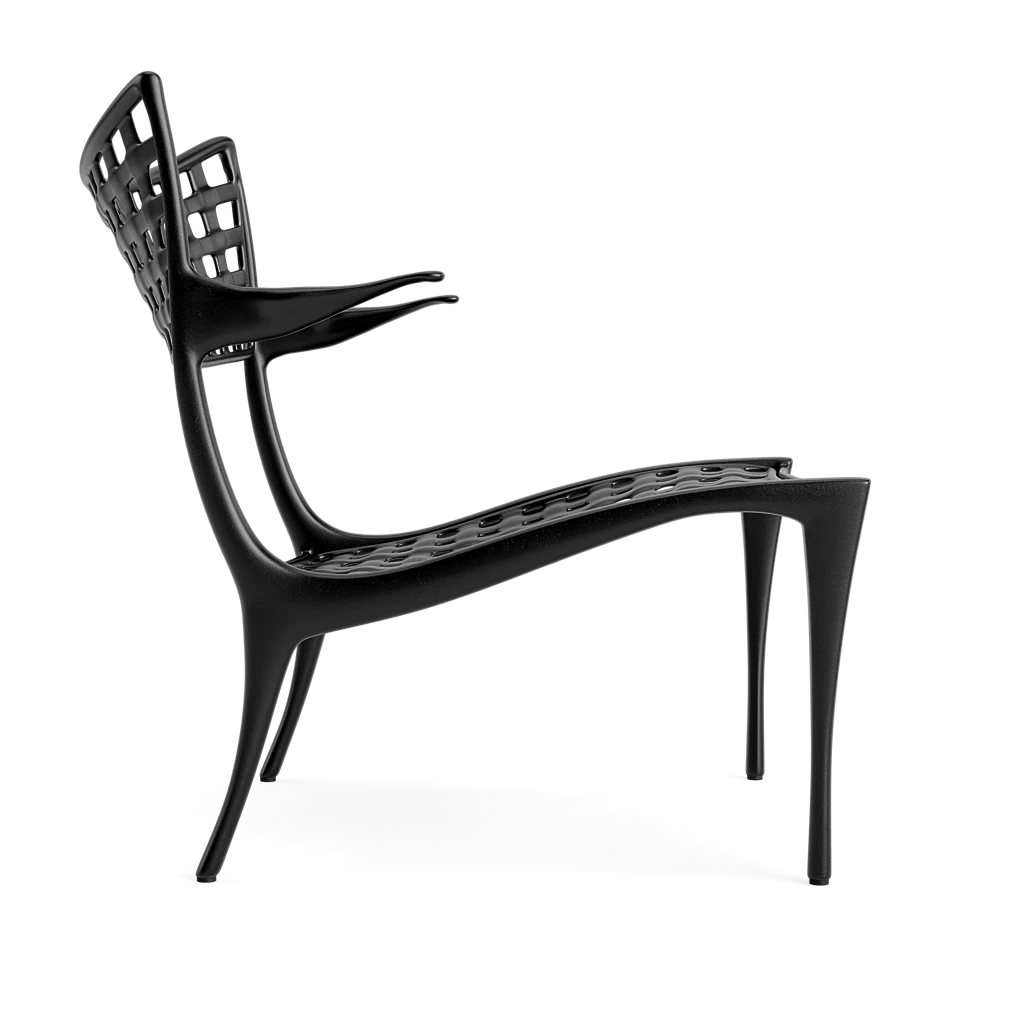 Classic Cast Aluminum Lounge Chair