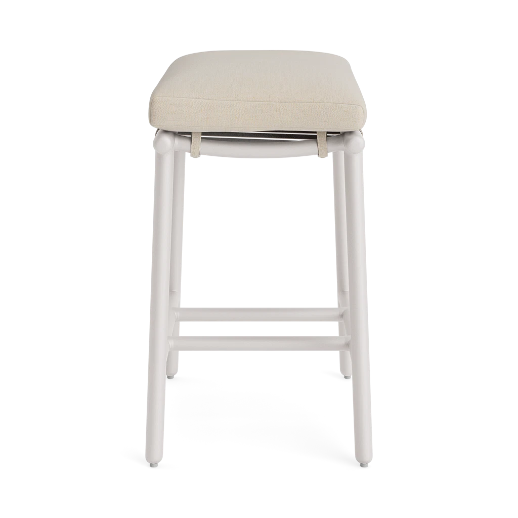 Brown Jordan Oscar Cushioned Backless Strap Counter Stool