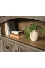 Sauder Sonnet Springs Rustic 2-Door Storage Cabinet with Adjustable Shelves