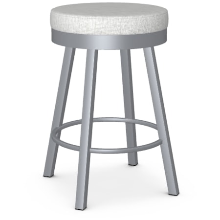 Upholstered Counter Height Swivel Stool